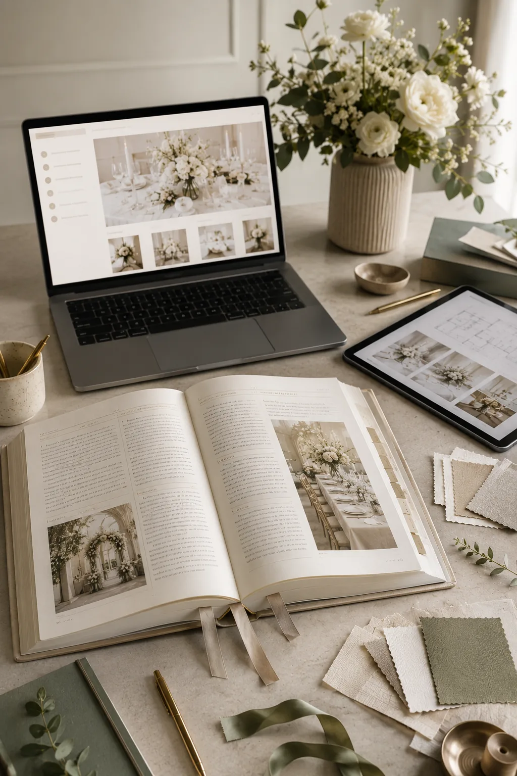 Wedding encyclopedia connected to professional wedding training