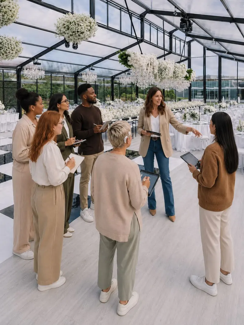 Wedding industry mentor sharing expertise