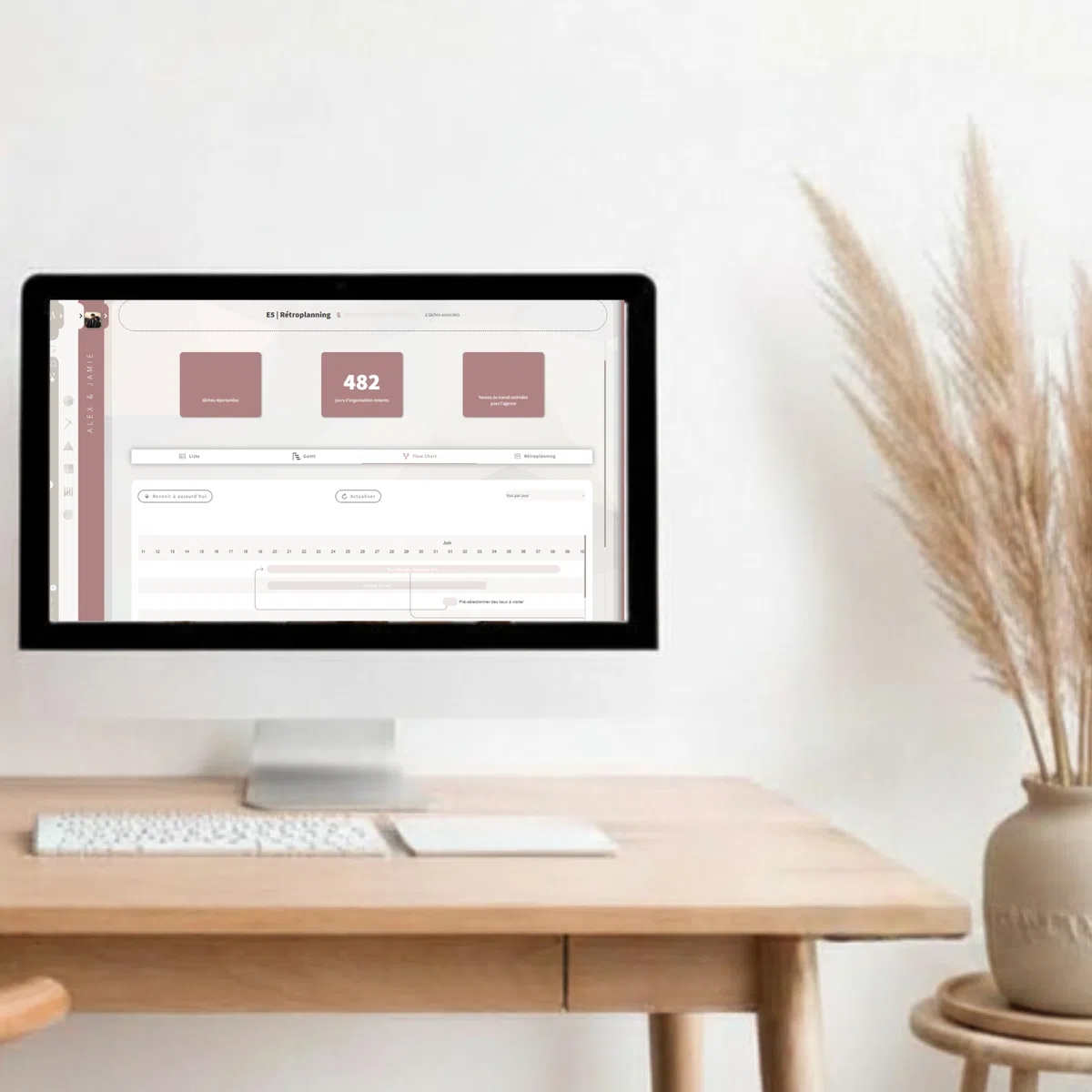 WedMANA task management visual