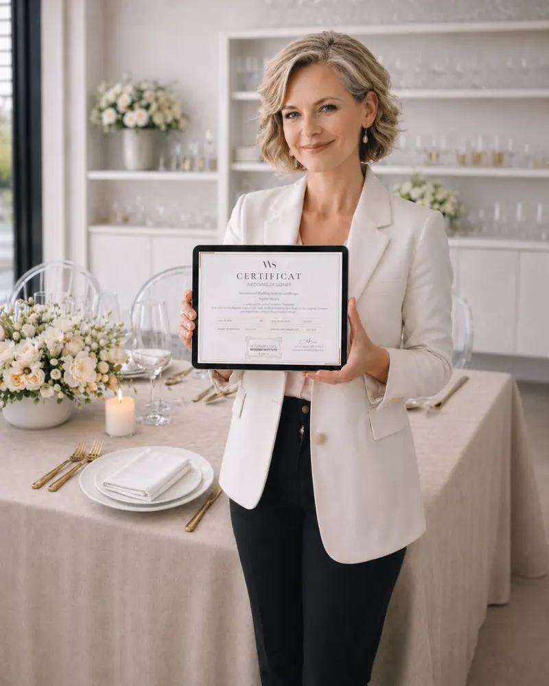 Wedding professional certification